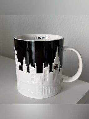 Starbucks London England City Skyline 3D Relief Collector Series Mug, 16 oz